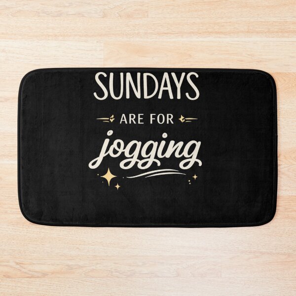 Item preview, Sundays Are For Jogging Typography Design designed and sold by StoryInCode.