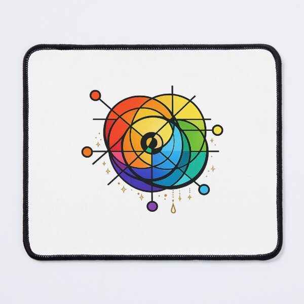 Item preview, Bauhaus Rainbow Geometric Pride Art designed and sold by Bratak.
