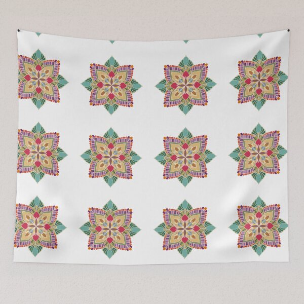 Item preview, Green-Yellow Mandala pattern designed and sold by mirascraft.