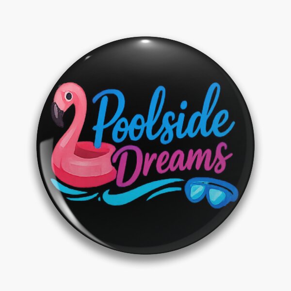 Item preview, Poolside Dreams - Cute Pink Flamingo Summer Neon Typography designed and sold by myforestfog.