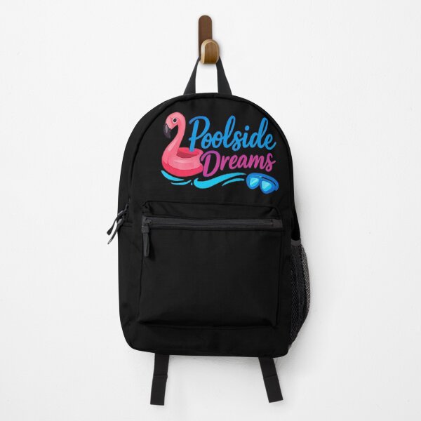 Item preview, Poolside Dreams - Cute Pink Flamingo Summer Neon Typography designed and sold by myforestfog.