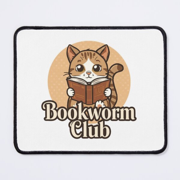 Item preview, Funny bookworm club cat Animal Meme Design  ver 12a – Cute toad Humor, toad frog Lover Gift, funny Animals designed and sold by CosmicNook1.