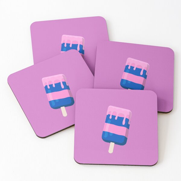 Item preview, Blue and pink stick ice cream designed and sold by brillant-art.