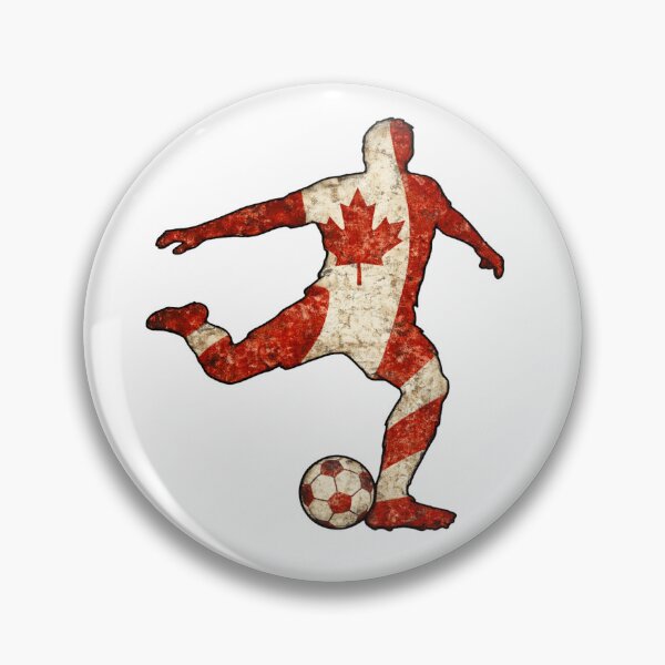 Item preview, Canada Soccer Player Silhouette flag Football Fan designed and sold by LintonGriffin.