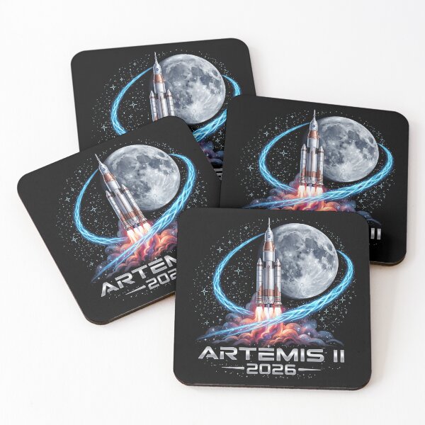 Artikelvorschau, Artemis 2: Epischer Start einer Raumsonde zum Mond entworfen und verkauft von Bongocomic.