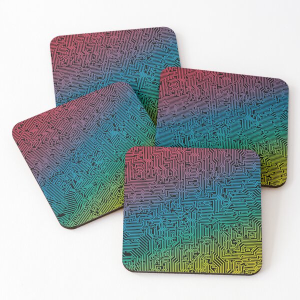 Item preview, Computer Geek Circuit Board Pattern Rainbow RGB PC Builder designed and sold by GrandeDuc.