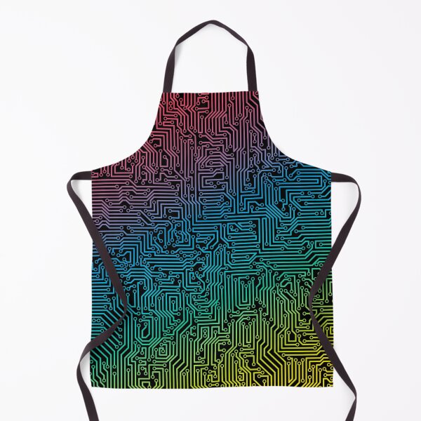 Item preview, Computer Geek Circuit Board Pattern Rainbow RGB PC Builder designed and sold by GrandeDuc.