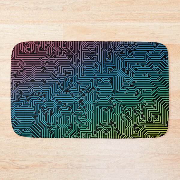 Item preview, Computer Geek Circuit Board Pattern Rainbow RGB PC Builder designed and sold by GrandeDuc.