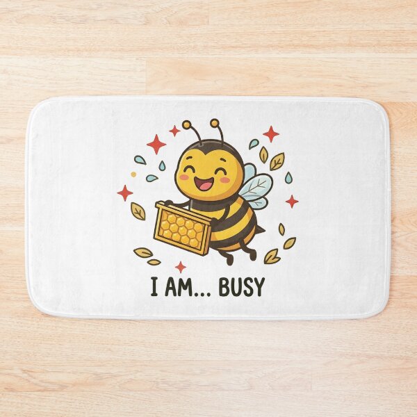Item preview, Busy Bee I Am Busy Kids T-Shirt – Cute Cartoon Bee Design designed and sold by DIRTYSKETCHH.