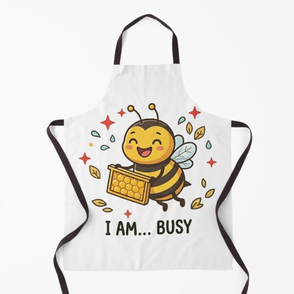 Item preview, Busy Bee I Am Busy Kids T-Shirt – Cute Cartoon Bee Design designed and sold by DIRTYSKETCHH.