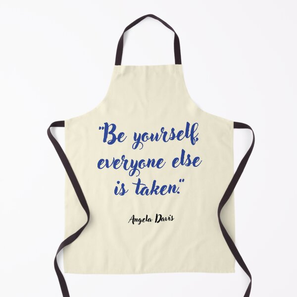 Item preview, Be yourself . . . Angela Davis Quotation designed and sold by CharlottePlaceArt.