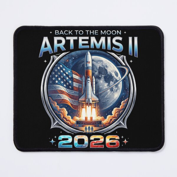 Item preview, Artemis 2 Back to the Moon 2026 Lunar Mission Rocket Launch Design designed and sold by Bongocomic.
