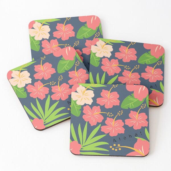 Item preview, Tropical Hibiscus Seamless Pattern Design designed and sold by NadDot.