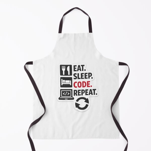 Item preview, Eat Sleep Code Repeat Programmer Design designed and sold by Artbysarmina.