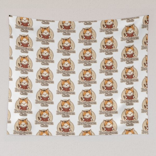 Item preview, Funny bookworm club cat Animal Meme Design  ver 12b – Cute toad Humor, toad frog Lover Gift, funny Animals designed and sold by CosmicNook1.