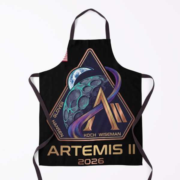 Item preview, Artemis 2 Mission 2026 Crew Patch - Future Lunar Space Exploration designed and sold by Bongocomic.