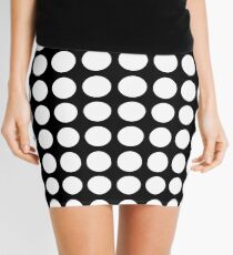 Seamless pattern in peas Mini Skirt