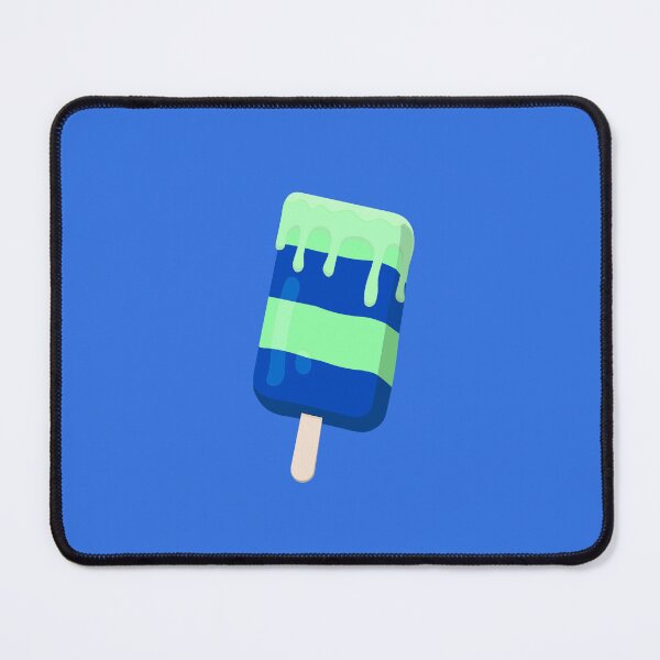 Item preview, Green and blue stick ice cream designed and sold by brillant-art.