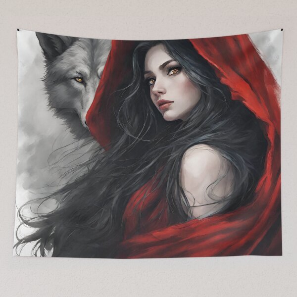 Item preview, little red riding hood and the mysterious wolf designed and sold by Mozyden.