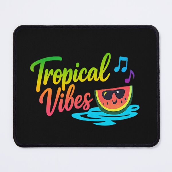 Item preview, Tropical Vibes - Funny Watermelon Summer Neon Typography designed and sold by myforestfog.