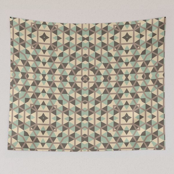 Item preview, Ethno Roots Based Interlocking - Ethnic Aztec Tribal  - Anniversary Gifts For Dad designed and sold by RoyalStarsPatts.
