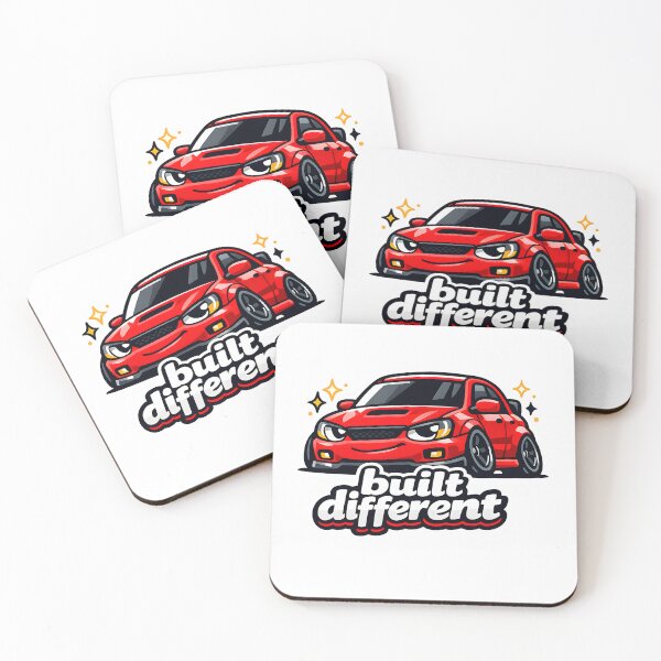 Item preview, Built Different | JDM Aesthetic Red Drift Car Sticker Style designed and sold by Naviora.