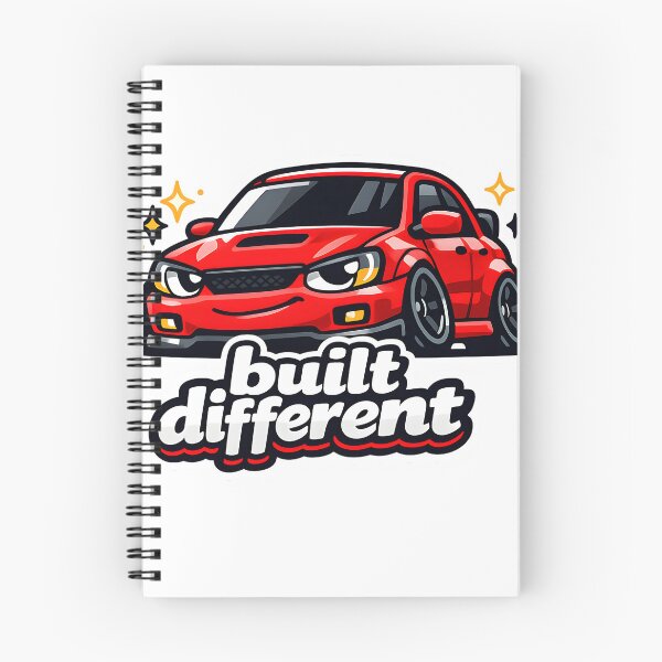 Item preview, Built Different | JDM Aesthetic Red Drift Car Sticker Style designed and sold by Naviora.