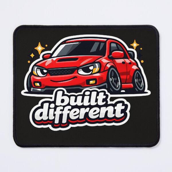 Item preview, Built Different | JDM Aesthetic Red Drift Car Sticker Style designed and sold by Naviora.