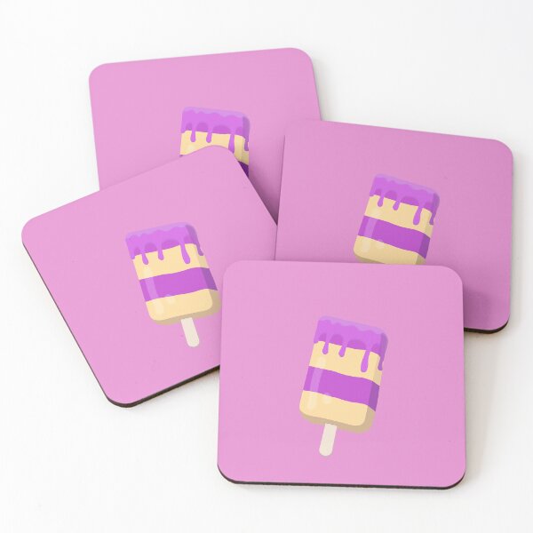 Item preview, Yellow and pink stick ice cream designed and sold by brillant-art.