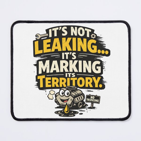 Item preview, It’s Not Leaking Funny Mechanic designed and sold by CoolTShirtDesign.