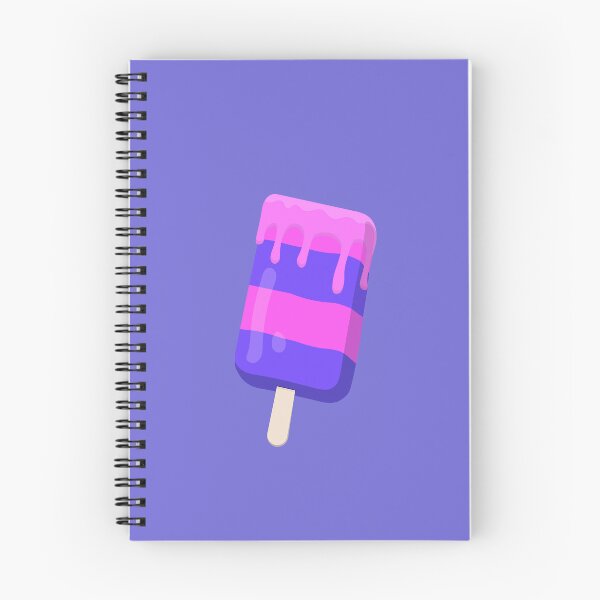 Item preview, Pink and purple stick ice cream designed and sold by brillant-art.