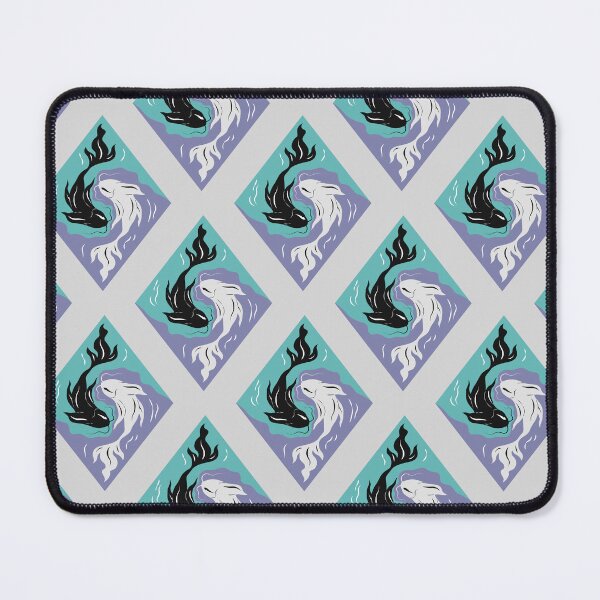 Item preview, Yin Yang Koi Fish Seamless Pattern Design designed and sold by NadDot.