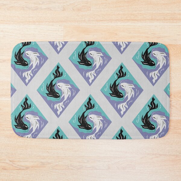 Item preview, Yin Yang Koi Fish Seamless Pattern Design designed and sold by NadDot.