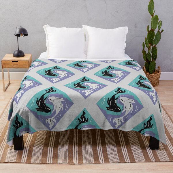 Item preview, Yin Yang Koi Fish Seamless Pattern Design designed and sold by NadDot.
