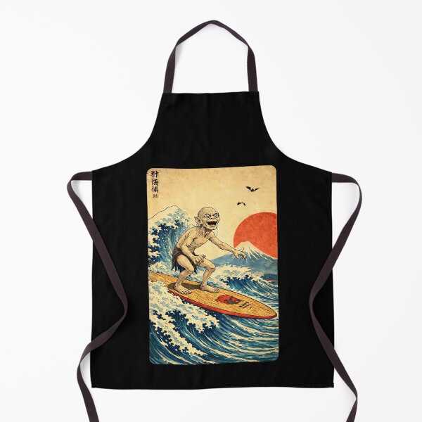 Item preview, Gollum Surfing the great wave in Japan designed and sold by keytee.