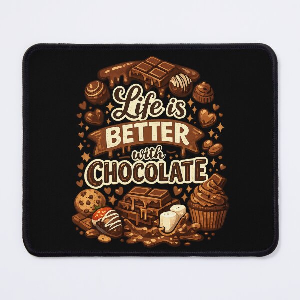 Item preview, Life is Better with Chocolate - Cute Dessert Lover designed and sold by Prime_1.