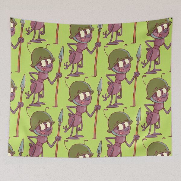 Item preview, Ant warrior with a spear in his hand designed and sold by duxpavlic.
