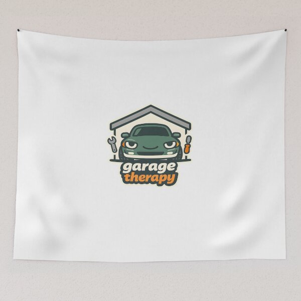 Item preview, Garage Therapy | Funny Mechanic Car Enthusiast & Project Car Design designed and sold by Naviora.