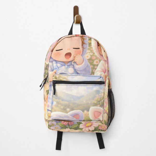 Item preview, Cute Kitty Kids Gardening Cottage Flower Kawaii Wall Art designed and sold by Teenidesign .