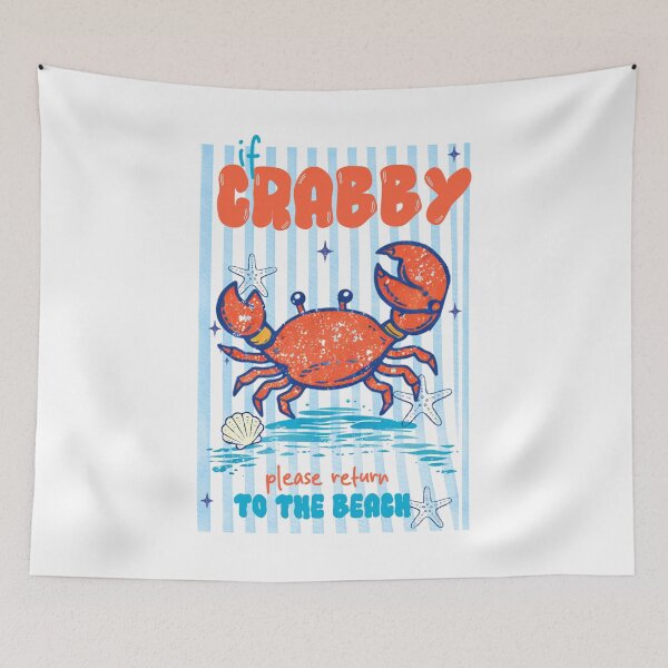 Item preview, Crabby Mood Funny Crab Beach Summer Ocean Vibes designed and sold by Merchrise.