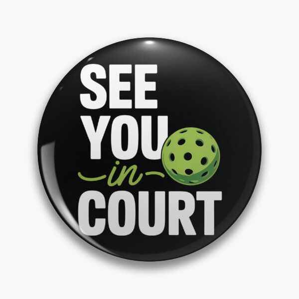 Item preview, See You In Court Pickleball Humor Lawyer Attorney Quote designed and sold by PunkNation-Arts.