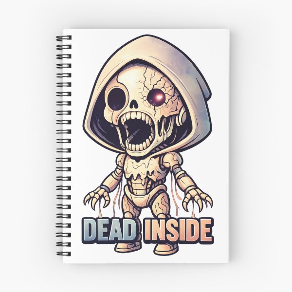 Item preview, Dead Inside Robot Skull Dark Humor Art designed and sold by SoftSproutstu.