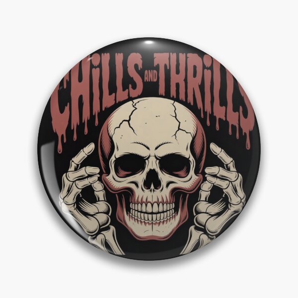 Item preview, Chills and Thrills Horror Skull Hands Dark Graphic Tee designed and sold by PettyPrety.