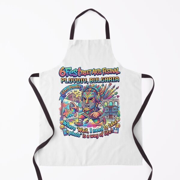 Item preview, 6Fest Street Arts Festival Plovdiv Bulgaria T-Shirt | Colorful Graffiti Artist Mask Design | Urban Art Festival Tee designed and sold by Sushikidsntod.