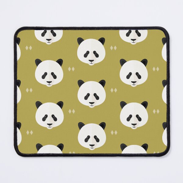 Item preview, Panda heads on green designed and sold by reneesillus.