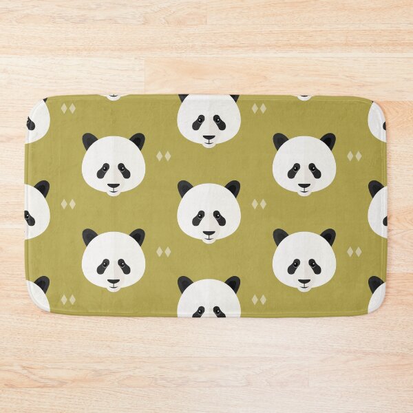 Item preview, Panda heads on green designed and sold by reneesillus.