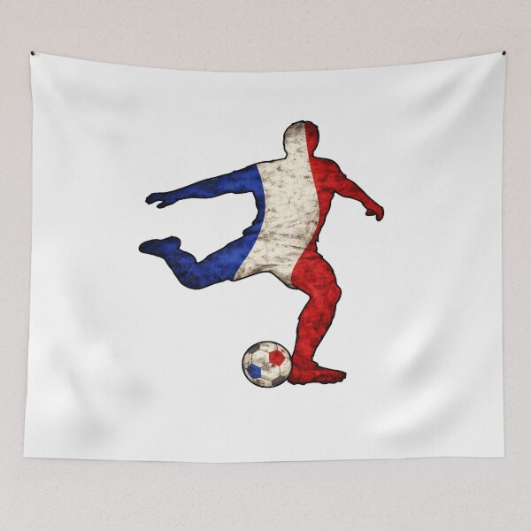 Item preview, French Football Player Soccer Silhouette France Flag  designed and sold by LintonGriffin.