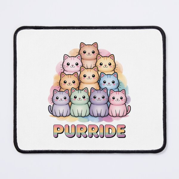 Item preview, Purride Cat LGBT Rainbow Pride Month designed and sold by PunkNation-Arts.