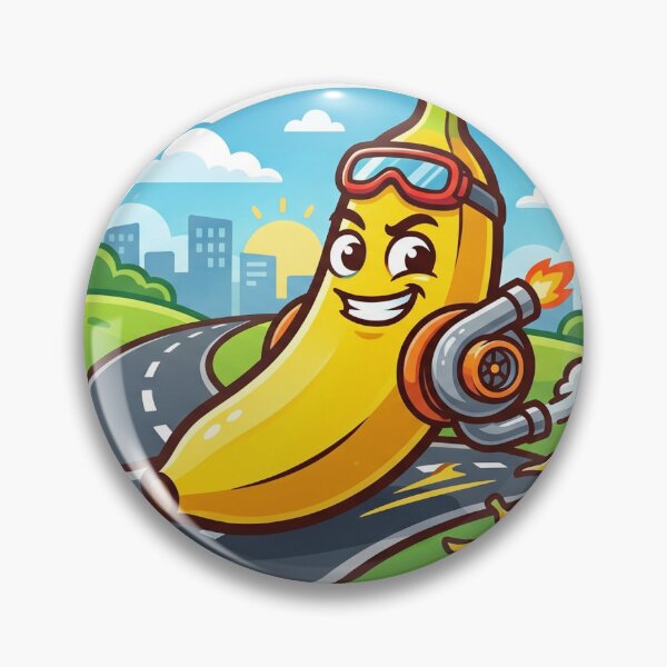 Item preview, Turbo Banana Street Racer Sticker designed and sold by JayHemal.