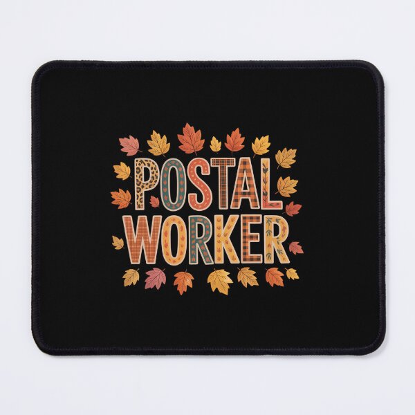 Item preview, Postal Worker Pumpkin Autumn Tree Fall Leaves designed and sold by PunkNation-Arts.
